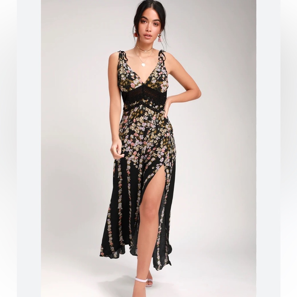 Free People Claire printed maxi dress